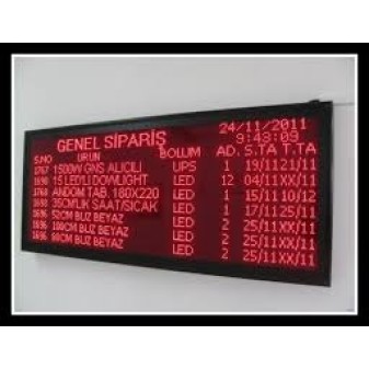 Led Tabela (16x704) Led Tabela (16x704)